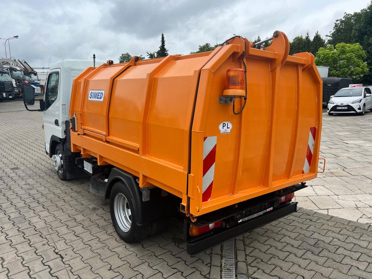 Vuilniswagen Mitsubishi Canter Fuso 3S13 AMT / Presscontainer / LOW KM / Super Condition: afbeelding 6