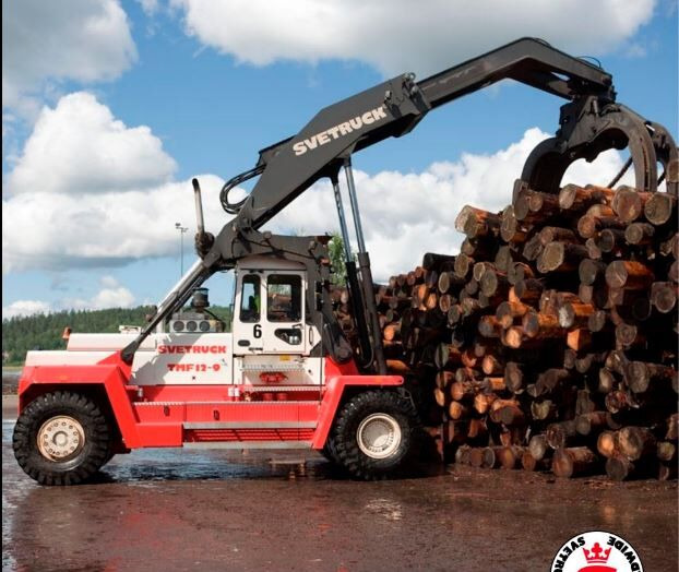 Svetruck TMF 12/9 HB / 1 Owner / Elme Spreader / Wood LOG A RM - Reach stacker: afbeelding 1 Svetruck TMF 12/9 HB / 1 Owner / Elme Spreader / Wood LOG A RM - Reach stacker: afbeelding 1