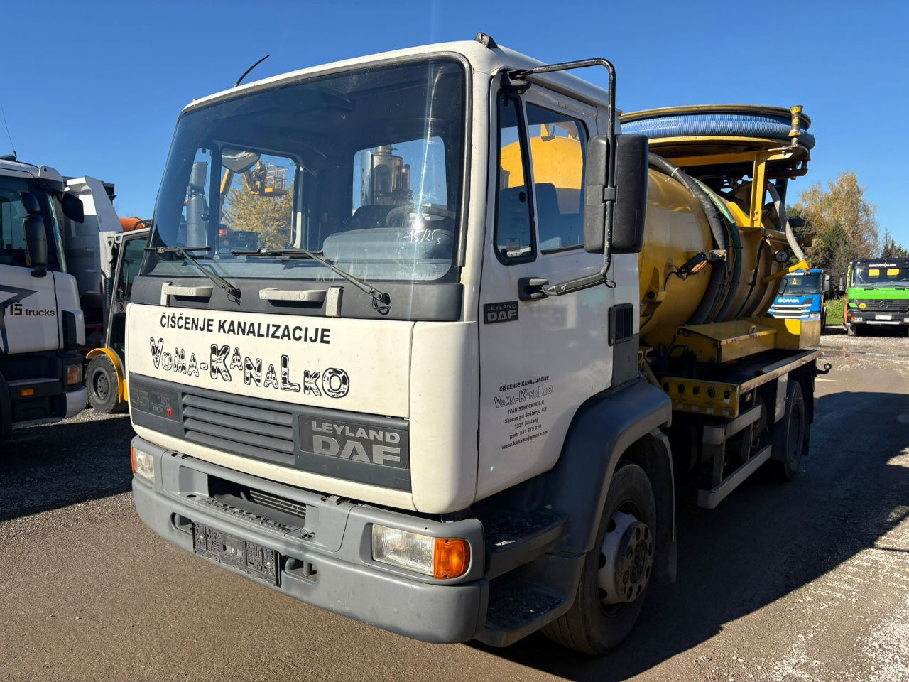DAF AE55 4x2 vacuum + pressure truck - 8000 liters - Vacuümwagen: afbeelding 1 DAF AE55 4x2 vacuum + pressure truck - 8000 liters - Vacuümwagen: afbeelding 1