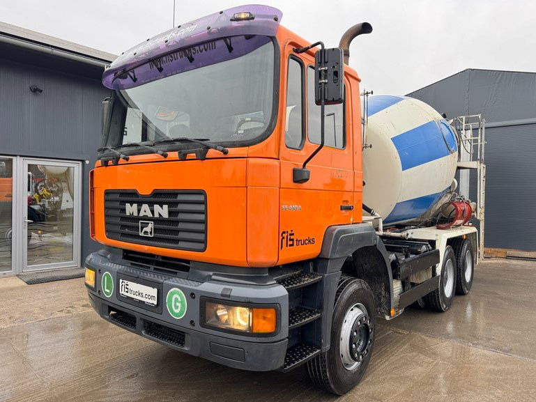 MAN 27.414 FE 410A 6x4 stetter - 7m3 - euro 3 - Betonmixer: afbeelding 1 MAN 27.414 FE 410A 6x4 stetter - 7m3 - euro 3 - Betonmixer: afbeelding 1