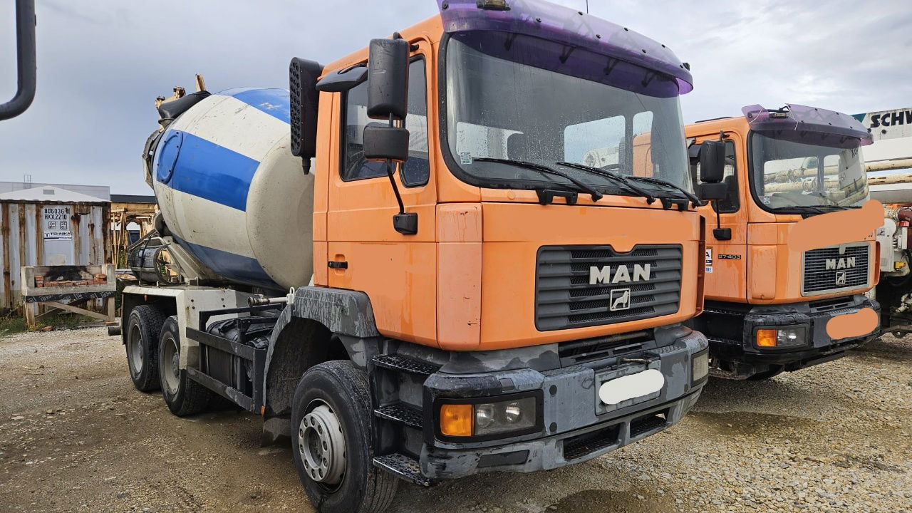 MAN FE 410A 8x4 mixer - 7m3 - euro 3 - Betonmixer: afbeelding 2 MAN FE 410A 8x4 mixer - 7m3 - euro 3 - Betonmixer: afbeelding 2