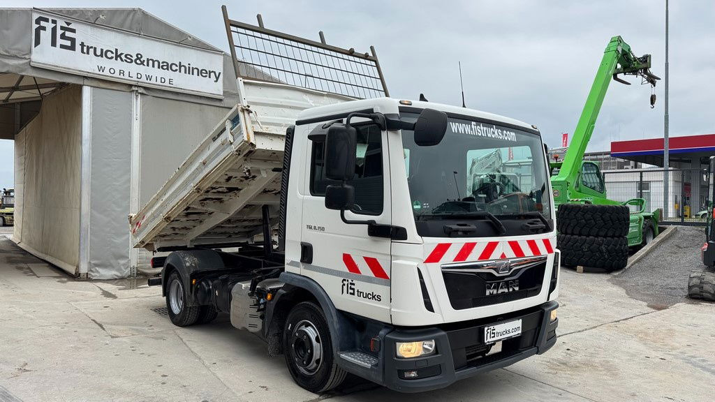 Kipper vrachtwagen MAN TGL 8.150 meiller tipper: afbeelding 11