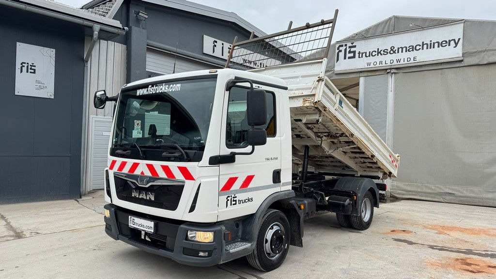 Kipper vrachtwagen MAN TGL 8.150 meiller tipper: afbeelding 8