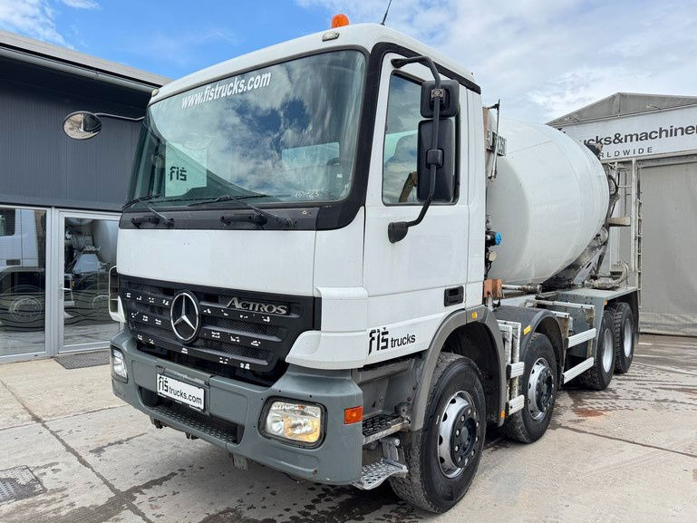 Mercedes-Benz Actros 3241 8x4 mixer 9m3 - Betonmixer: afbeelding 1 Mercedes-Benz Actros 3241 8x4 mixer 9m3 - Betonmixer: afbeelding 1