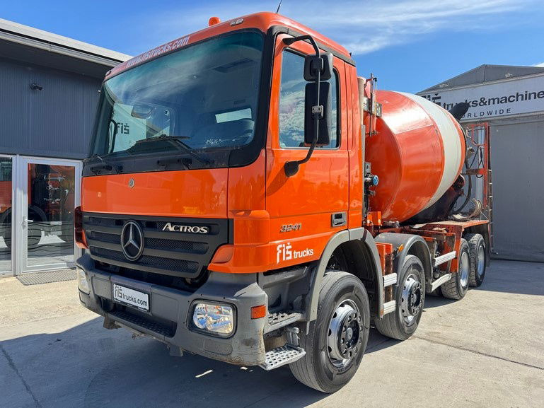Mercedes-Benz Actros 3241 8x4 mixer 9m3 - Betonmixer: afbeelding 1 Mercedes-Benz Actros 3241 8x4 mixer 9m3 - Betonmixer: afbeelding 1