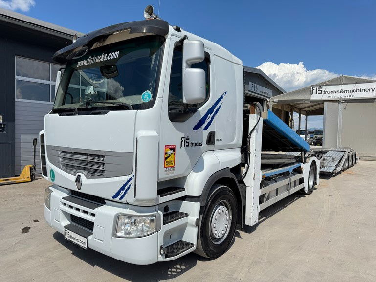 Renault Premium 460 4x2 LKW transporter + rolfo trailer - Autovrachtwagen vrachtwagen: afbeelding 1 Renault Premium 460 4x2 LKW transporter + rolfo trailer - Autovrachtwagen vrachtwagen: afbeelding 1