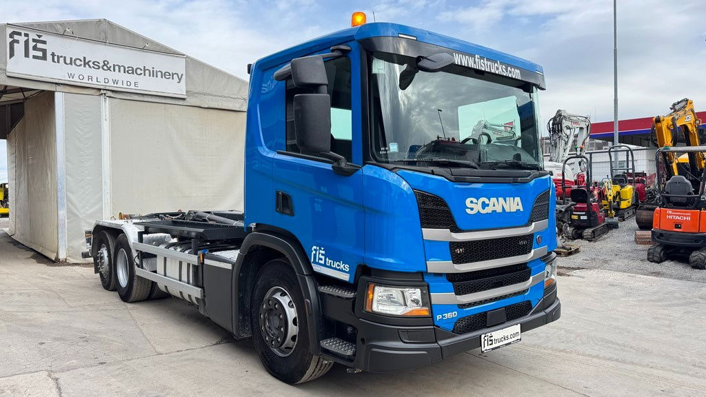 Scania P 360 6x2 palfinger abroll tipper - steering axle - Containertransporter/ Wissellaadbak vrachtwagen: afbeelding 3 Scania P 360 6x2 palfinger abroll tipper - steering axle - Containertransporter/ Wissellaadbak vrachtwagen: afbeelding 3