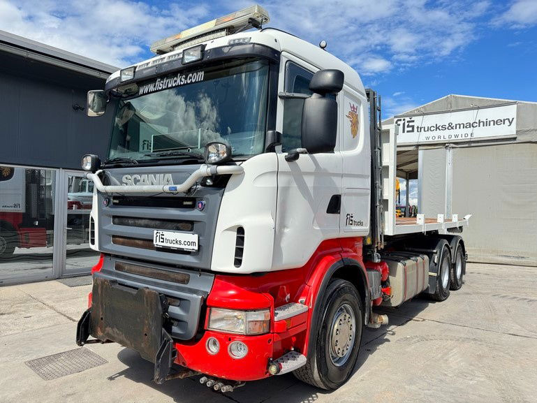 Scania R400 6x4 abroll tipper + plato - Containertransporter/ Wissellaadbak vrachtwagen: afbeelding 1 Scania R400 6x4 abroll tipper + plato - Containertransporter/ Wissellaadbak vrachtwagen: afbeelding 1
