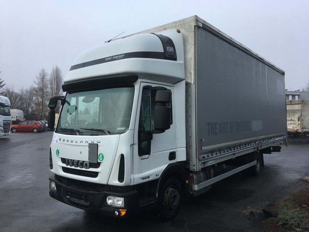 Iveco 75-190 Eurocargo 18 Pal. Dhollandia 1000 kg - Schuifzeilen bestelwagen: afbeelding 2 Iveco 75-190 Eurocargo 18 Pal. Dhollandia 1000 kg - Schuifzeilen bestelwagen: afbeelding 2