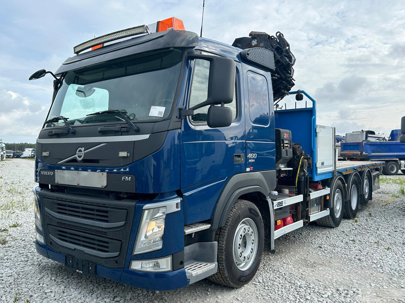 Volvo FM 460 8x2*6 | Hiab 302E-6 | TULOSSA - Vrachtwagen met open laadbak, Kraanwagen: afbeelding 1 Volvo FM 460 8x2*6 | Hiab 302E-6 | TULOSSA - Vrachtwagen met open laadbak, Kraanwagen: afbeelding 1
