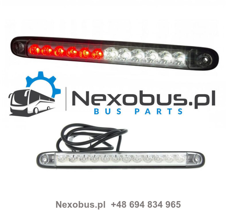 Lampa tył przeciwmgielna/cofania Vanhool TX biały klosz - Achterlicht voor Bus: afbeelding 1 Lampa tył przeciwmgielna/cofania Vanhool TX biały klosz - Achterlicht voor Bus: afbeelding 1