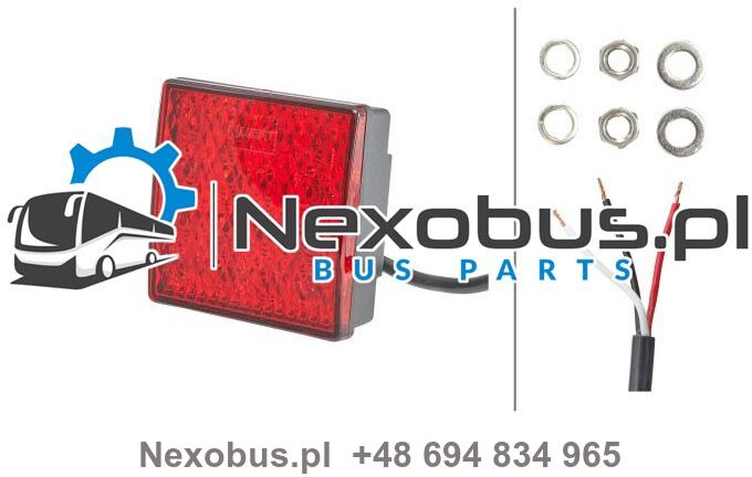 Lampa tył stop pozycja LED Vanhool T915 T916 T917 - Achterlicht voor Bus: afbeelding 1 Lampa tył stop pozycja LED Vanhool T915 T916 T917 - Achterlicht voor Bus: afbeelding 1