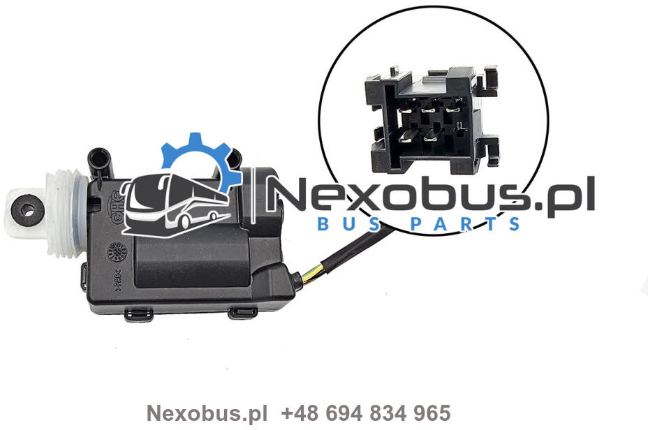 Zamek elektryczny klap Bova MAN prostokątna wtyczka - Cabine en interieur voor Bus: afbeelding 1 Zamek elektryczny klap Bova MAN prostokątna wtyczka - Cabine en interieur voor Bus: afbeelding 1