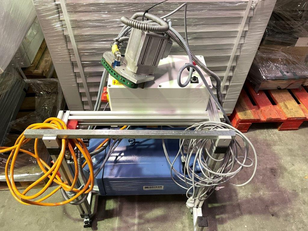 Herzog & Heymann mobile vacuum opener station with servo drive and Becker DSK 4.40 vacuum generator - Drukmachine: afbeelding 1 Herzog & Heymann mobile vacuum opener station with servo drive and Becker DSK 4.40 vacuum generator - Drukmachine: afbeelding 1