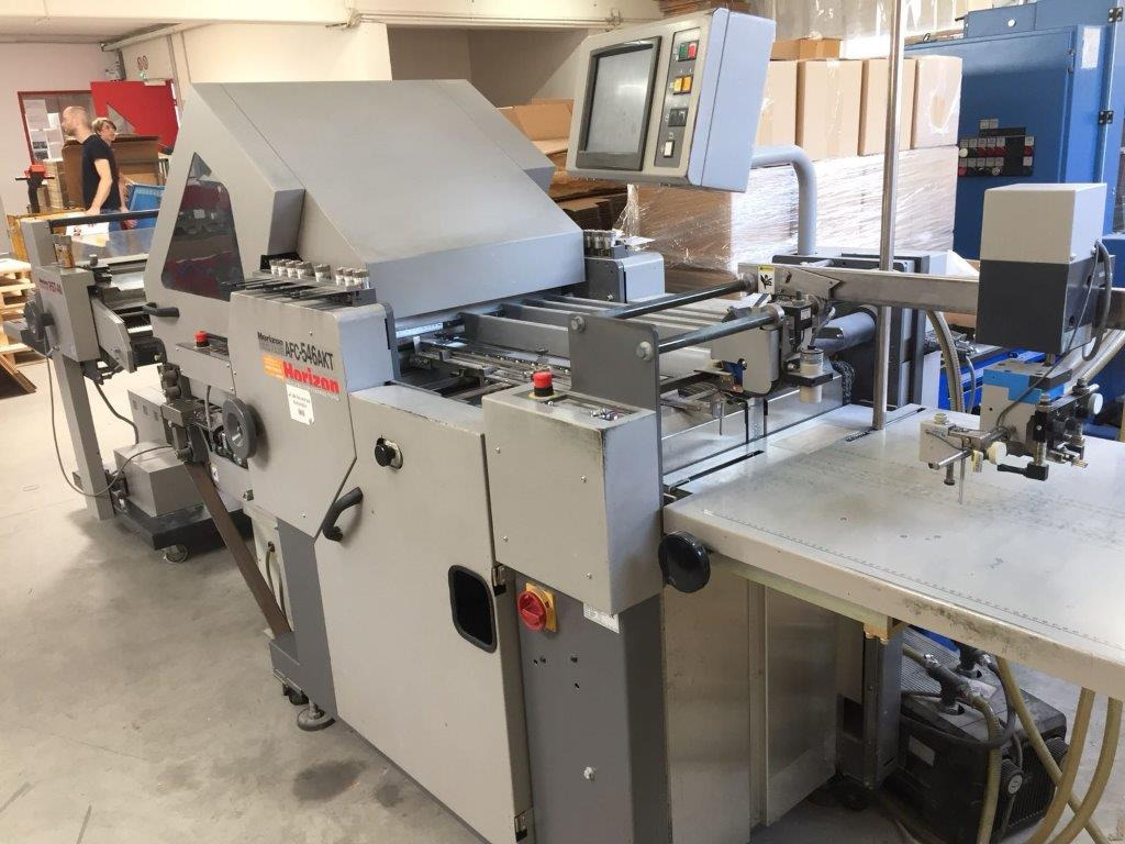 Vouwmachine Horizon AFC-546 AKT semi-automatic adjustable combination folder with shingle press delivery Horizon PST-40: afbeelding 7