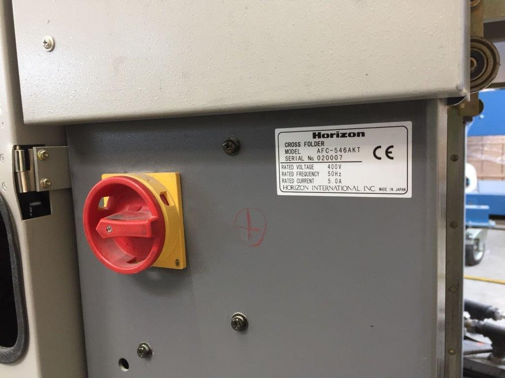 Vouwmachine Horizon AFC-546 AKT semi-automatic adjustable combination folder with shingle press delivery Horizon PST-40: afbeelding 11