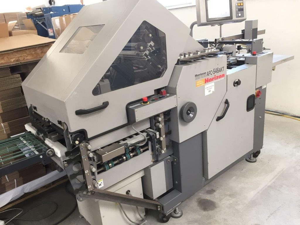 Vouwmachine Horizon AFC-546 AKT semi-automatic adjustable combination folder with shingle press delivery Horizon PST-40: afbeelding 9