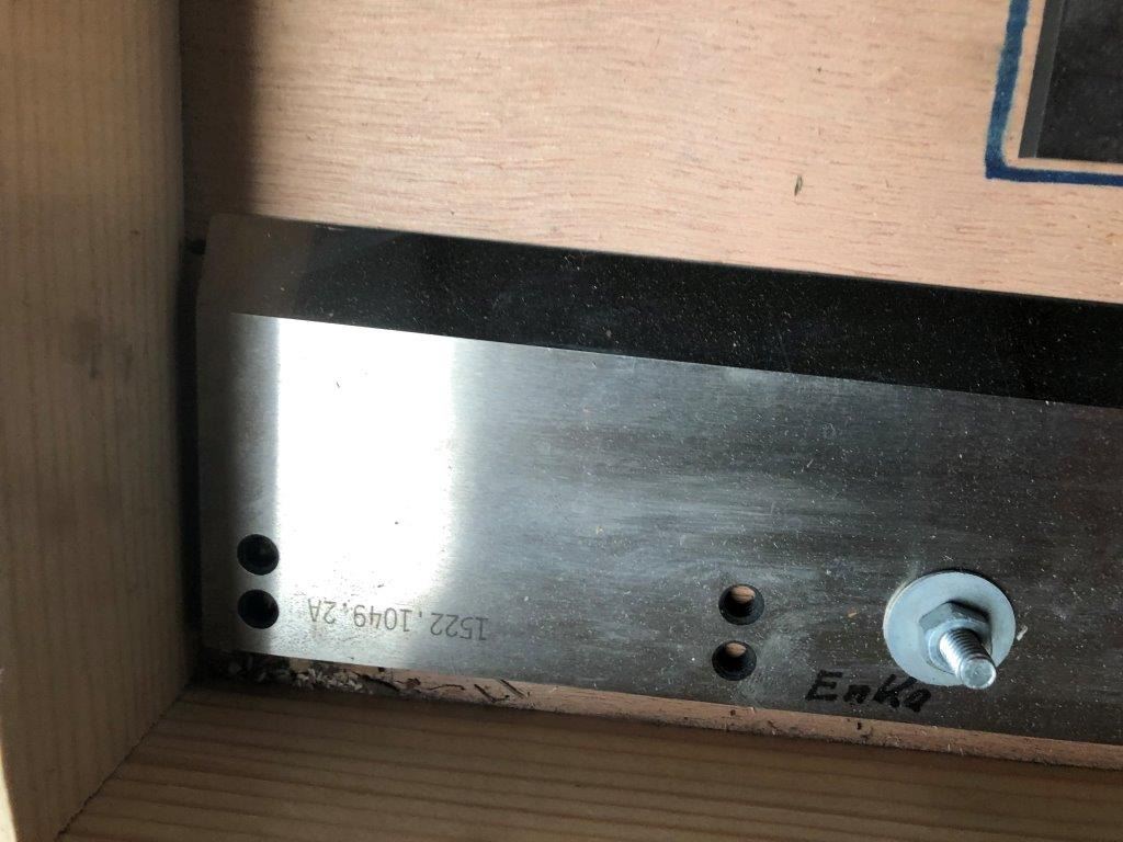 Knife set three-knife trimmer Muller Martini 890 - Papiersnijmachine: afbeelding 3 Knife set three-knife trimmer Muller Martini 890 - Papiersnijmachine: afbeelding 3