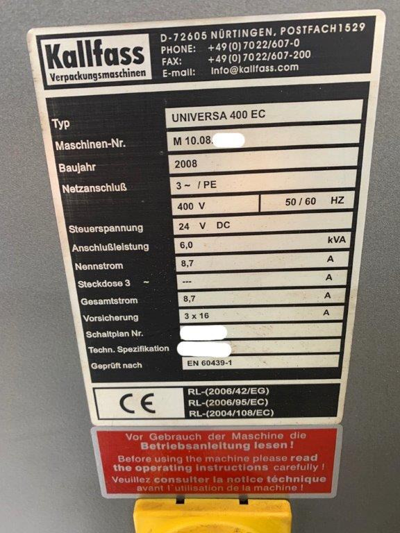 Sealing machine series packer Kallfass Universa EC with shrink tunnel Compact 650 SEC - Verpakkingsmachine: afbeelding 2 Sealing machine series packer Kallfass Universa EC with shrink tunnel Compact 650 SEC - Verpakkingsmachine: afbeelding 2