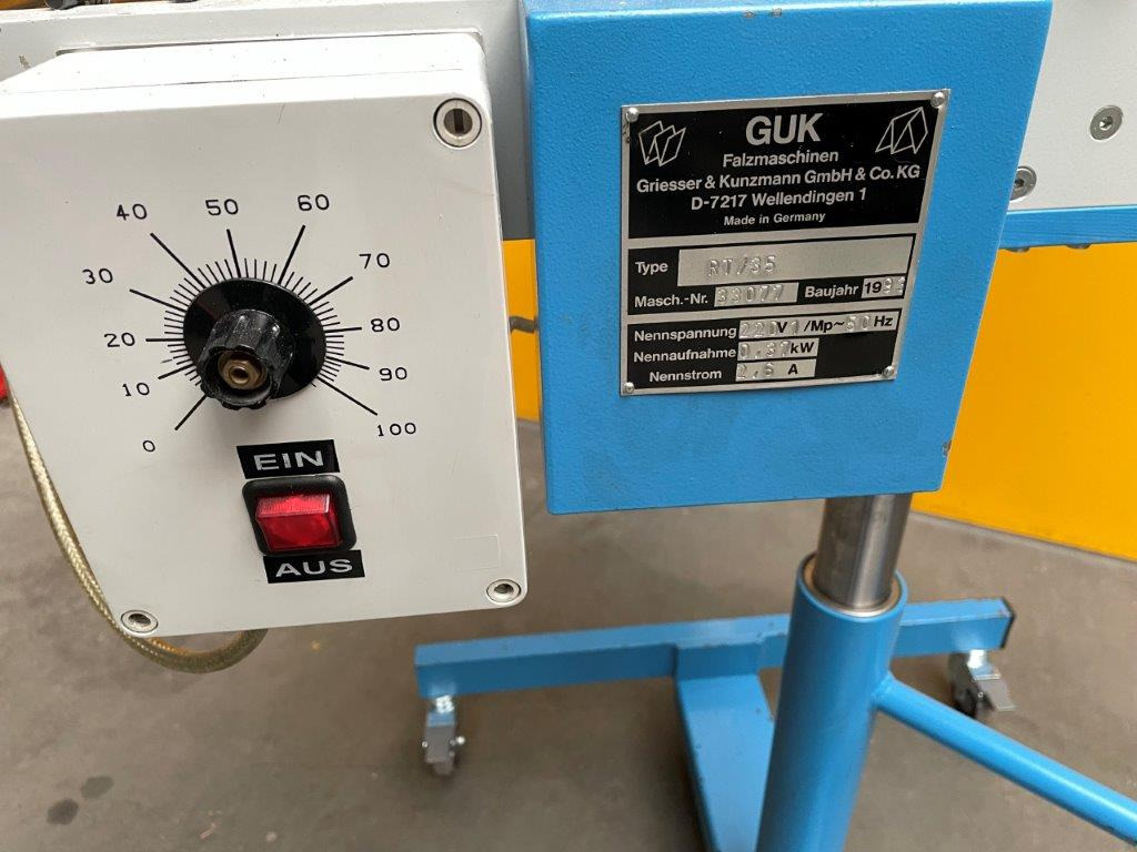 Mobile, continuously height-adjustable and rotatable roller table GUK RT-35 - Vouwmachine: afbeelding 2 Mobile, continuously height-adjustable and rotatable roller table GUK RT-35 - Vouwmachine: afbeelding 2