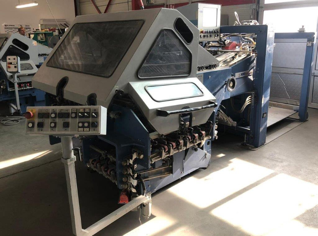 Semi-automatic adjustable combination folding machine MBO K 800.1-SKTL-4-FP from Bj. 2003 - Vouwmachine: afbeelding 1 Semi-automatic adjustable combination folding machine MBO K 800.1-SKTL-4-FP from Bj. 2003 - Vouwmachine: afbeelding 1