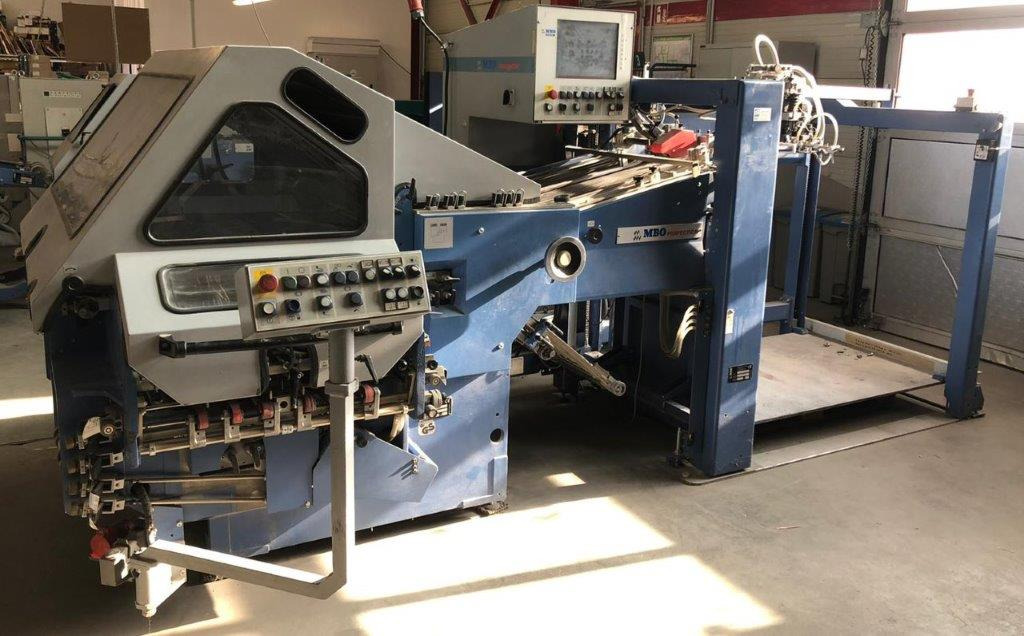 Semi-automatic adjustable combination folding machine MBO K 800.1-SKTL-4-FP from Bj. 2003 - Vouwmachine: afbeelding 2 Semi-automatic adjustable combination folding machine MBO K 800.1-SKTL-4-FP from Bj. 2003 - Vouwmachine: afbeelding 2