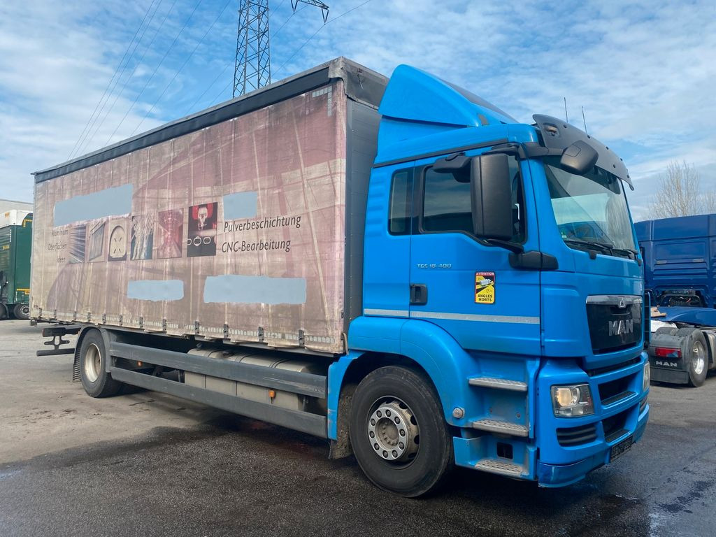 MAN 18.400 8m Lang/10t Nutzlast/2 Stück - Schuifzeilen vrachtwagen: afbeelding 1 MAN 18.400 8m Lang/10t Nutzlast/2 Stück - Schuifzeilen vrachtwagen: afbeelding 1