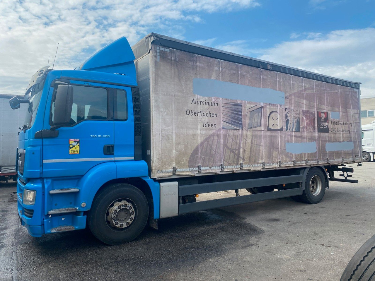 MAN 18.400 8m Lang/10t Nutzlast/2 Stück MAN 18.400 kein 18.440 2 x - Schuifzeilen vrachtwagen: afbeelding 2 MAN 18.400 8m Lang/10t Nutzlast/2 Stück MAN 18.400 kein 18.440 2 x - Schuifzeilen vrachtwagen: afbeelding 2