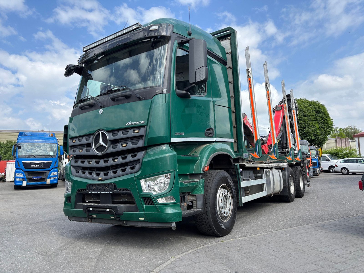 Mercedes-Benz Arocs 6x4/Kran Cranab TZ 12.2 - Houttransport, Kraanwagen: afbeelding 3 Mercedes-Benz Arocs 6x4/Kran Cranab TZ 12.2 - Houttransport, Kraanwagen: afbeelding 3