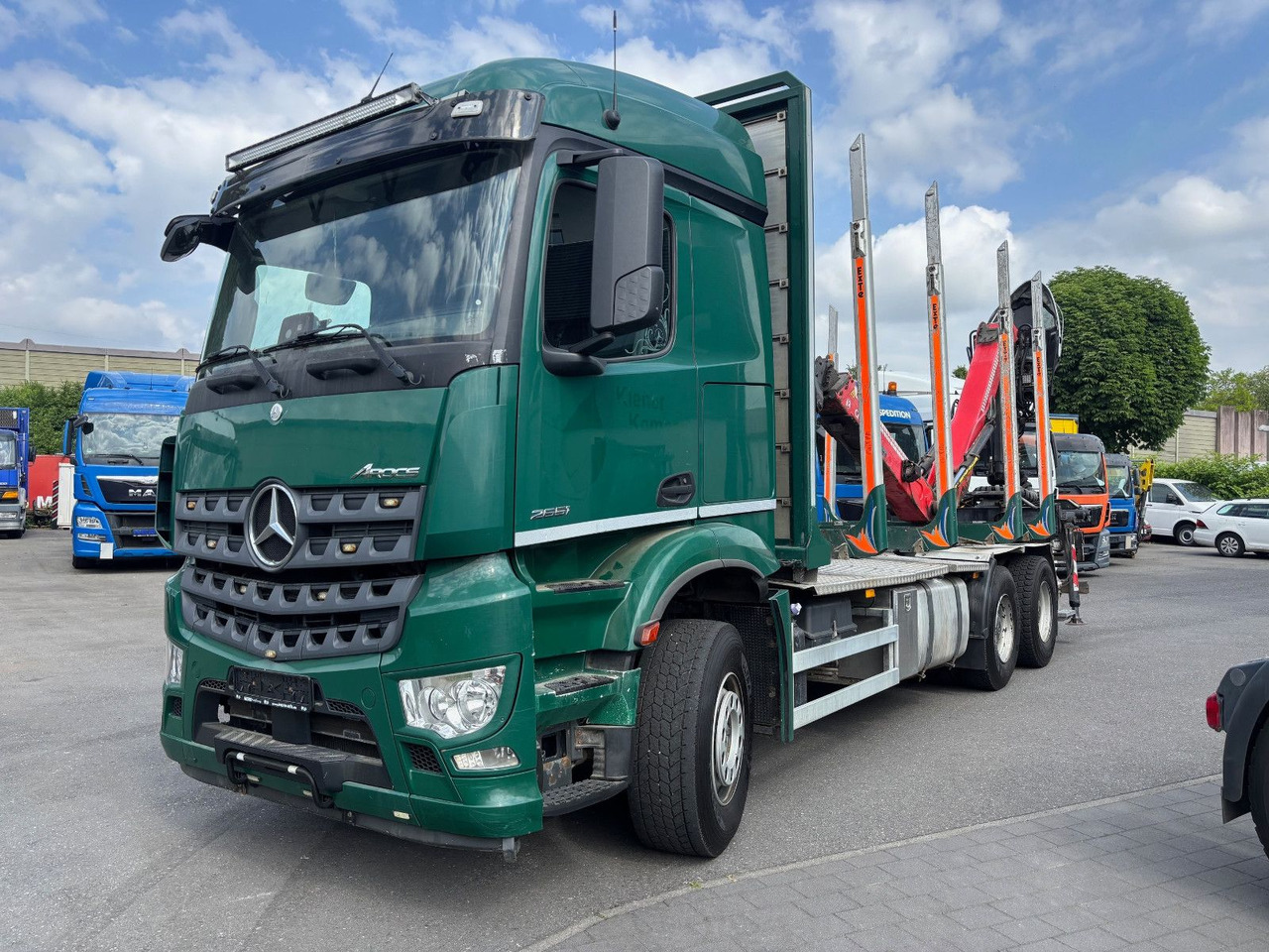 Mercedes-Benz Arocs 6x4/Kran Cranab TZ 12.2 - Houttransport, Kraanwagen: afbeelding 2 Mercedes-Benz Arocs 6x4/Kran Cranab TZ 12.2 - Houttransport, Kraanwagen: afbeelding 2