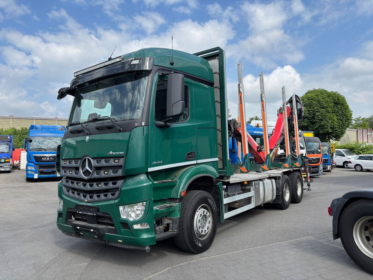 Mercedes-Benz Arocs 6x4/Kran Cranab TZ 12.2 - Houttransport, Kraanwagen: afbeelding 4 Mercedes-Benz Arocs 6x4/Kran Cranab TZ 12.2 - Houttransport, Kraanwagen: afbeelding 4