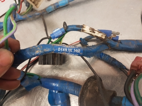 Kabels/ Draden voor Tractor Ford 5610, Tw, 10, 600 Series Wiring Loom Heater Control D5nn18c346d: afbeelding 6
