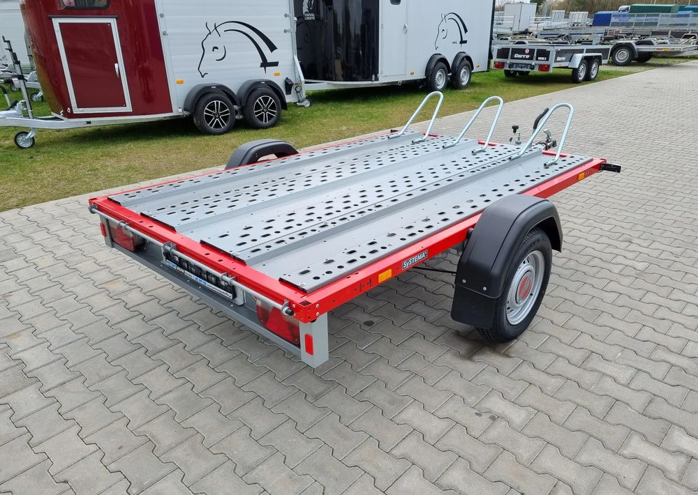STEMA STM 02 10-25-15.1 red | 251x153 cm 3 motocykle | DMC 1000kg - Motor aanhanger: afbeelding 4 STEMA STM 02 10-25-15.1 red | 251x153 cm 3 motocykle | DMC 1000kg - Motor aanhanger: afbeelding 4