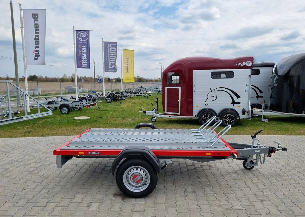 Stema STM 02 10-25-15.1 red | 251x153 cm 3 motocykle | DMC 1000kg - Motor aanhanger: afbeelding 3 Stema STM 02 10-25-15.1 red | 251x153 cm 3 motocykle | DMC 1000kg - Motor aanhanger: afbeelding 3