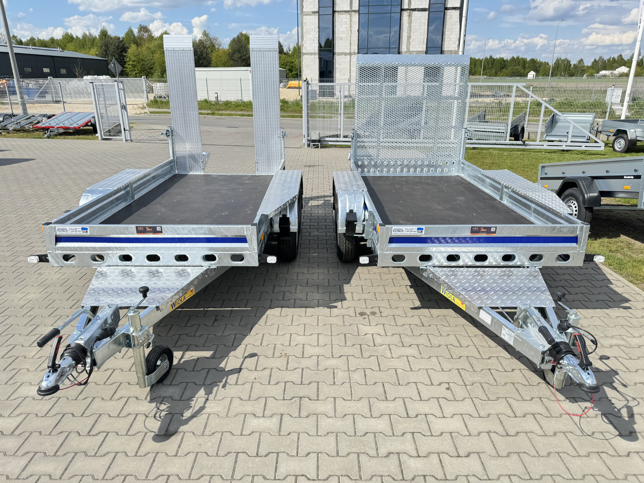 Wiola B2730 GVW 2700 kg machine transporter mini excavator 292x142 cm - Machinetransporter: afbeelding 3 Wiola B2730 GVW 2700 kg machine transporter mini excavator 292x142 cm - Machinetransporter: afbeelding 3