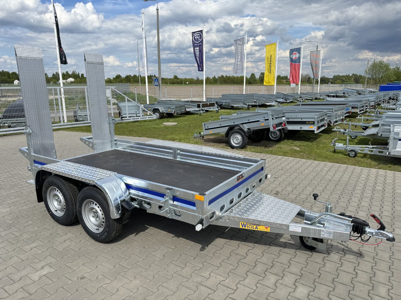 Wiola B2730 GVW 2700 kg machine transporter mini excavator 292x142 cm - Machinetransporter: afbeelding 5 Wiola B2730 GVW 2700 kg machine transporter mini excavator 292x142 cm - Machinetransporter: afbeelding 5