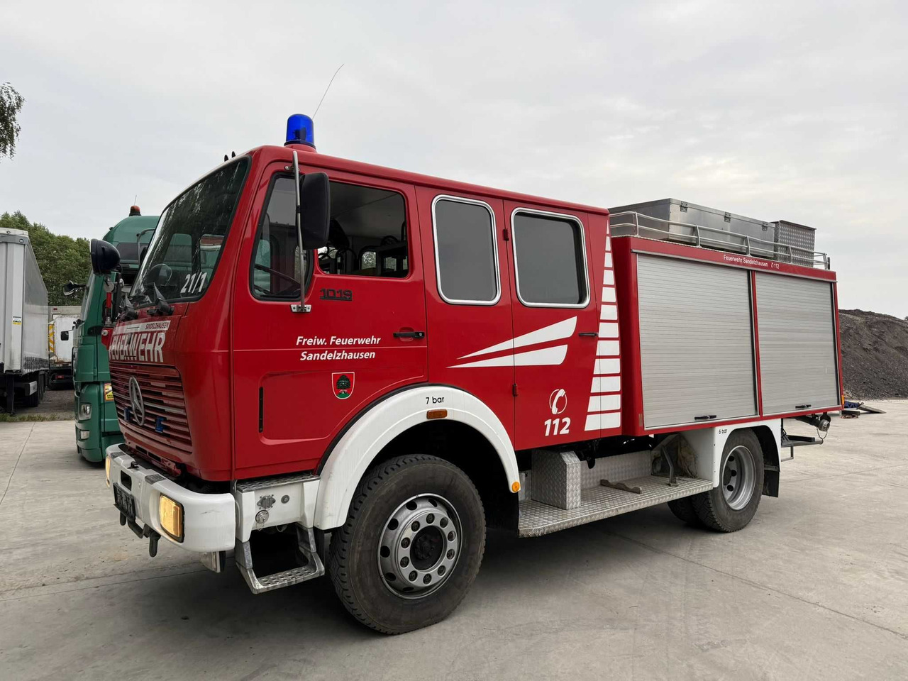 Mercedes 1019AF,4x4,Wóz strażacki, 50610 km, 2500 l, Import Niemcy - Brandweerwagen: afbeelding 1 Mercedes 1019AF,4x4,Wóz strażacki, 50610 km, 2500 l, Import Niemcy - Brandweerwagen: afbeelding 1