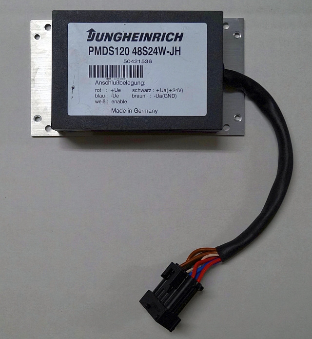 Jungheinrich 50421536 | Transformer 48V-24V PMDS120 48S 24W-JH snn. MTM153113703 - Elektrisch systeem voor Intern transport: afbeelding 1 Jungheinrich 50421536 | Transformer 48V-24V PMDS120 48S 24W-JH snn. MTM153113703 - Elektrisch systeem voor Intern transport: afbeelding 1