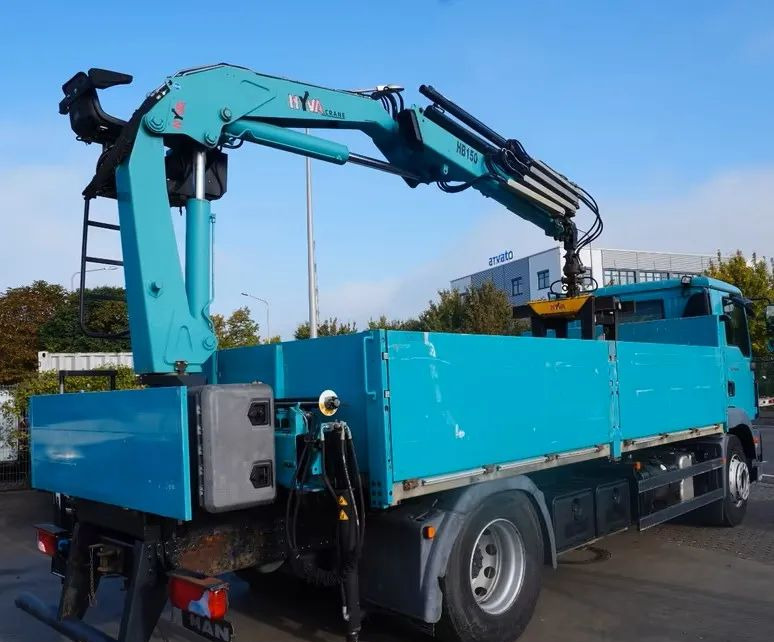 Vrachtwagen met open laadbak, Kraanwagen MAN TGS 18.290 | Żuraw Hyva HB 150 | Euro 6 | Automat | 1. właściciel | 4X2 | Przebieg 160 124 !: afbeelding 16