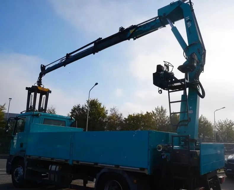 Vrachtwagen met open laadbak, Kraanwagen MAN TGS 18.290 | Żuraw Hyva HB 150 | Euro 6 | Automat | 1. właściciel | 4X2 | Przebieg 160 124 !: afbeelding 18