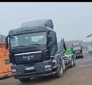 Haakarmsysteem vrachtwagen MAN TGS 26.440 6x4 – Meiller z systemem HDS (roll-off) + Kontener + Przyczepa – Euro 5: afbeelding 6