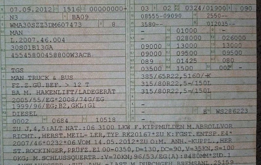 Haakarmsysteem vrachtwagen MAN TGS 26.440 6x4 – Meiller z systemem HDS (roll-off) + Kontener + Przyczepa – Euro 5: afbeelding 16