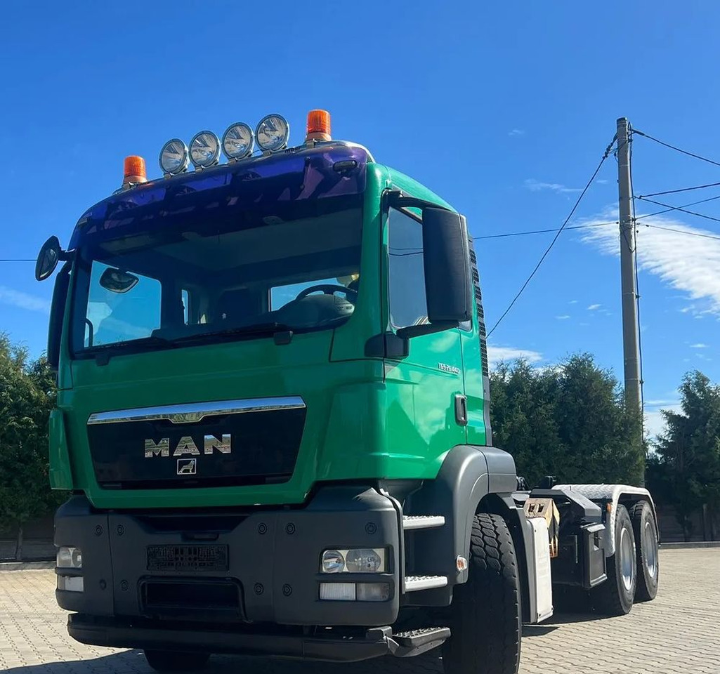 MAN TGS 26.440 | Hakowiec Meiller-Kipper | 6x4 - dwie osie napędowe | 440 KM | przód resor, tył pneumatyczne |Belka ostrzegawcza (koguty) - Haakarmsysteem vrachtwagen: afbeelding 1 MAN TGS 26.440 | Hakowiec Meiller-Kipper | 6x4 - dwie osie napędowe | 440 KM | przód resor, tył pneumatyczne |Belka ostrzegawcza (koguty) - Haakarmsysteem vrachtwagen: afbeelding 1