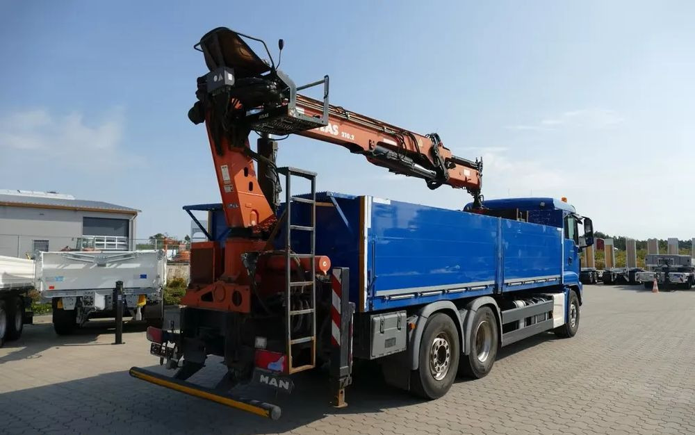 MAN TGS 26.460 – Platforma z żurawiem HDS tylnym do materiałów budowlanych / Retarder / 6x2 / Klima / Euro 6 - Kraanwagen, Vrachtwagen met open laadbak: afbeelding 4 MAN TGS 26.460 – Platforma z żurawiem HDS tylnym do materiałów budowlanych / Retarder / 6x2 / Klima / Euro 6 - Kraanwagen, Vrachtwagen met open laadbak: afbeelding 4