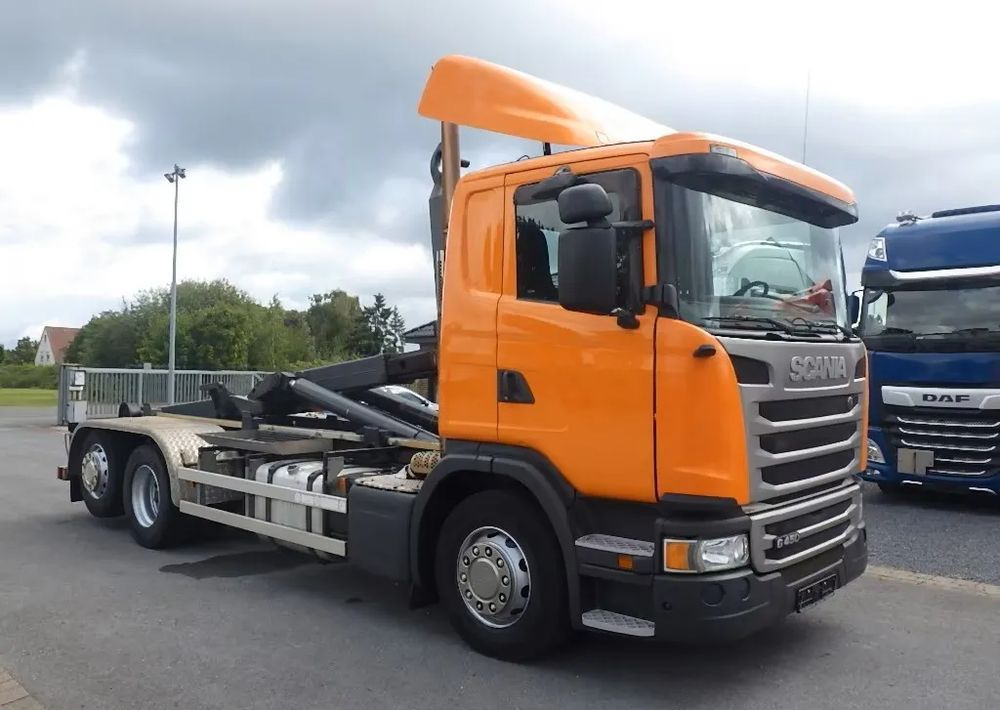 Scania G 450 — Hakowiec / Retarder / Pełna pneumatyka / Skrętna oś / Euro 6/ 6x2 - Haakarmsysteem vrachtwagen: afbeelding 2 Scania G 450 — Hakowiec / Retarder / Pełna pneumatyka / Skrętna oś / Euro 6/ 6x2 - Haakarmsysteem vrachtwagen: afbeelding 2