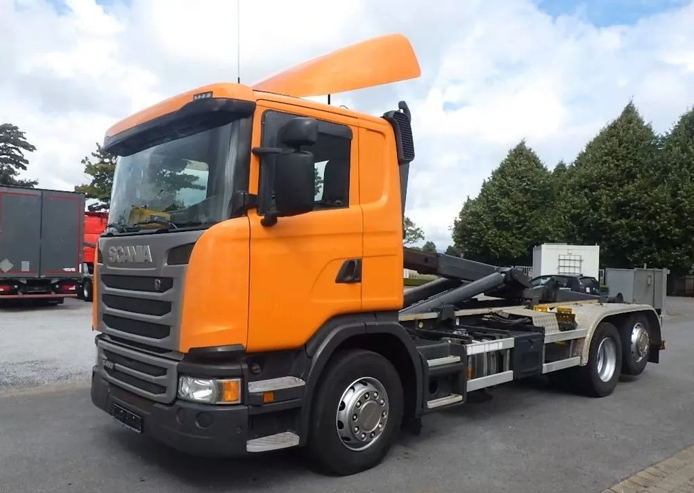 Scania G 450 — Hakowiec / Retarder / Pełna pneumatyka / Skrętna oś / Euro 6/ 6x2 - Haakarmsysteem vrachtwagen: afbeelding 1 Scania G 450 — Hakowiec / Retarder / Pełna pneumatyka / Skrętna oś / Euro 6/ 6x2 - Haakarmsysteem vrachtwagen: afbeelding 1