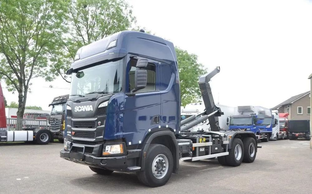 Scania R450 XT / 6X4/ RETARDER/EURO 6/OŚ PODNOSZONA Z NAPĘDEM/ - Haakarmsysteem vrachtwagen: afbeelding 1 Scania R450 XT / 6X4/ RETARDER/EURO 6/OŚ PODNOSZONA Z NAPĘDEM/ - Haakarmsysteem vrachtwagen: afbeelding 1