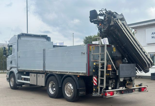 Scania R500 V8 6x2 |platforma budowlana z HDS FASSI F235 sterowanie radiowe | Euro5| Oś tylna: podnoszona i skrętna - Vrachtwagen met open laadbak, Kraanwagen: afbeelding 5 Scania R500 V8 6x2 |platforma budowlana z HDS FASSI F235 sterowanie radiowe | Euro5| Oś tylna: podnoszona i skrętna - Vrachtwagen met open laadbak, Kraanwagen: afbeelding 5