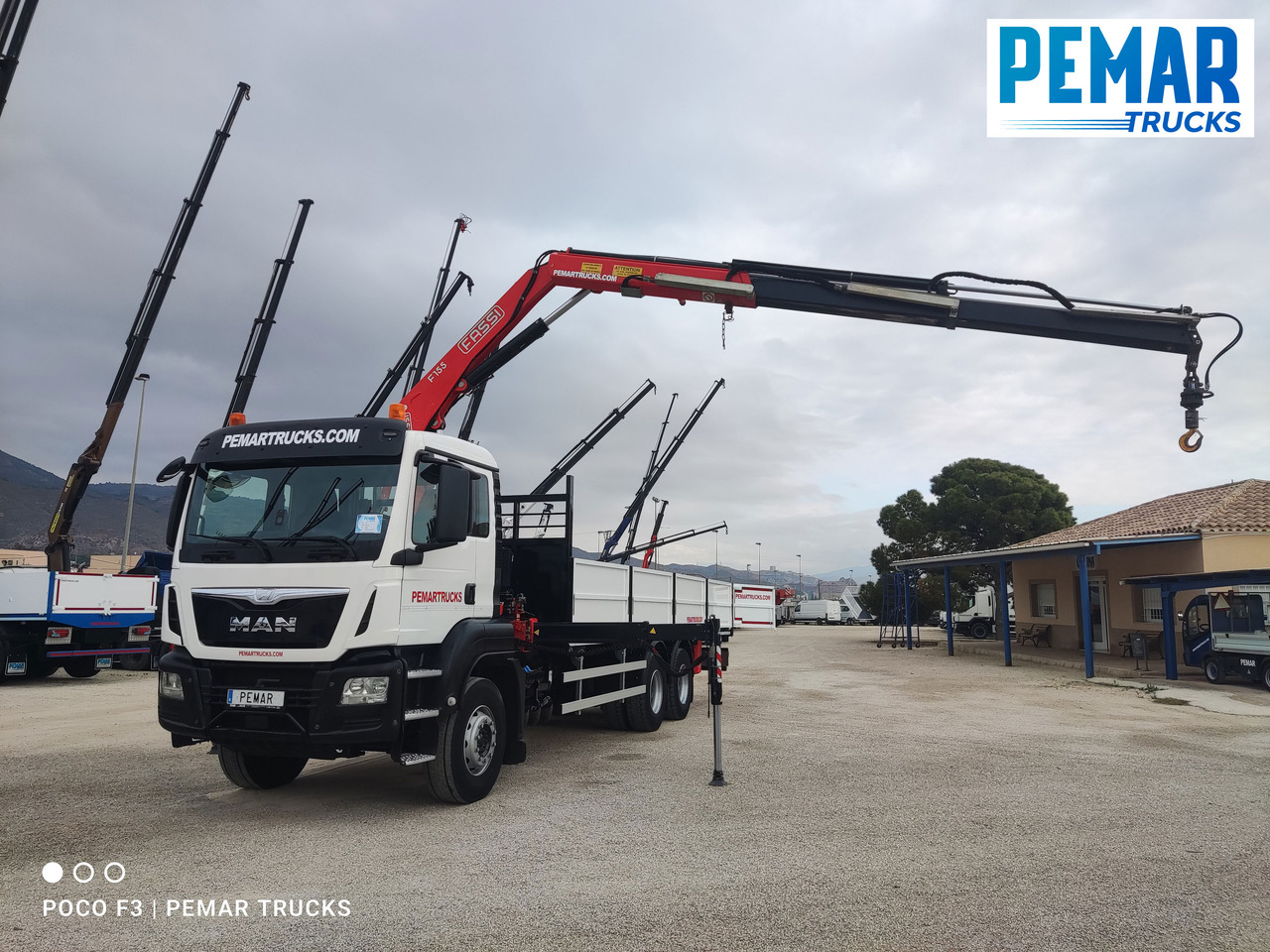 Kraanwagen MAN TGS 26.360 6X4 GRUA CAJA FIJA EURO 6: afbeelding 8