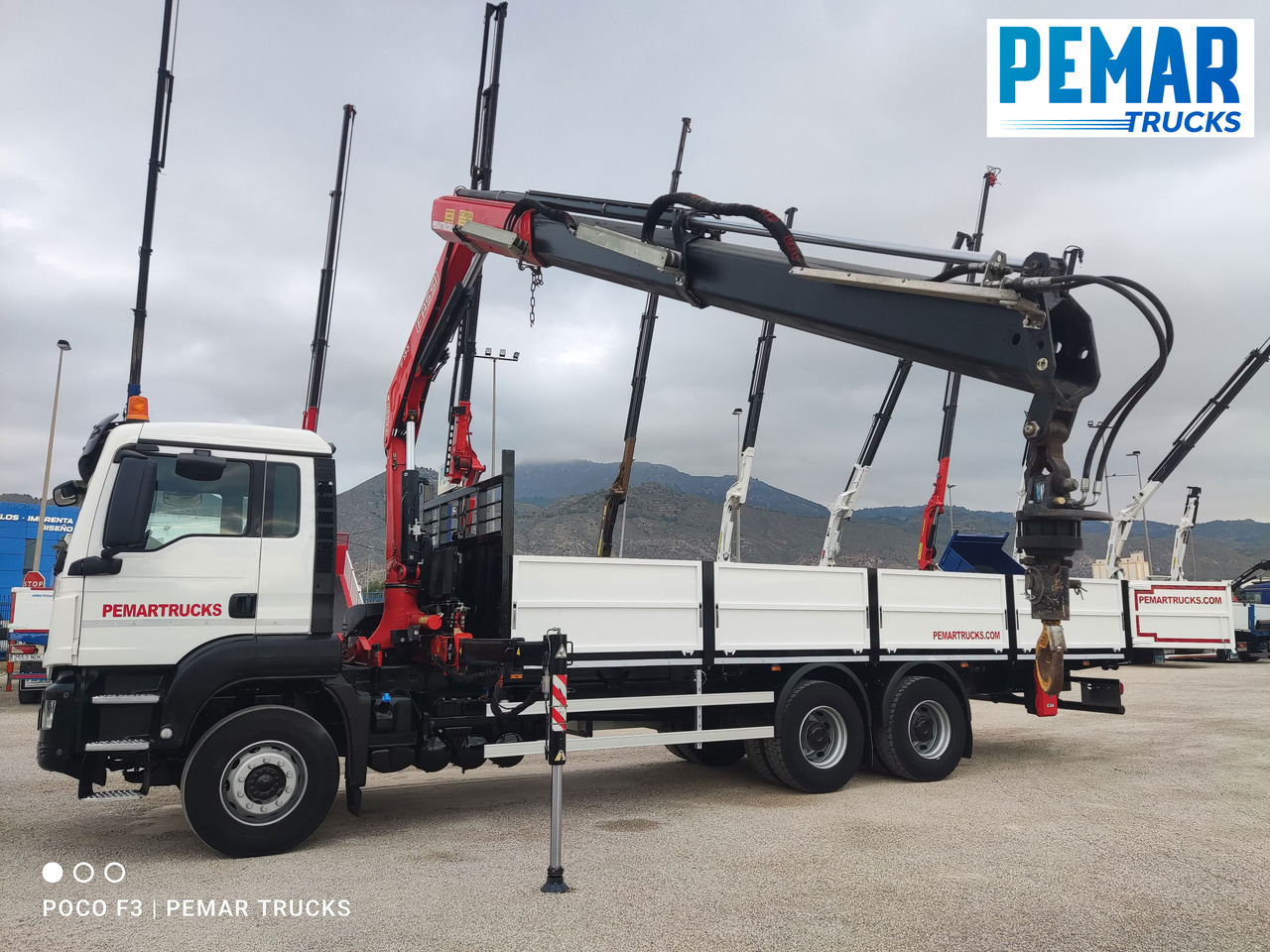 Kraanwagen MAN TGS 26.360 6X4 GRUA CAJA FIJA EURO 6: afbeelding 9